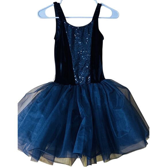 Revolution Blk Velvet Sz SA Ballet Audrey Sequined Tutu - Picture 2 of 11